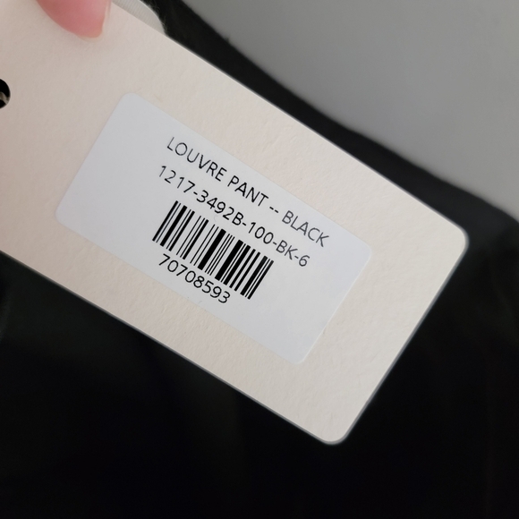 Doen Louvre Pant in Black size 6 NWT - Picture 9 of 9